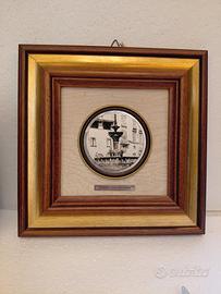 Viterbo quadro in argento 