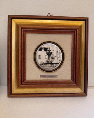 Viterbo quadro in argento 