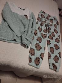 MARVEL Groot pigiama da donna in pile
