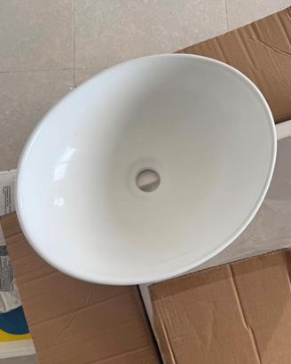 Lavabo da appoggio in ceramica