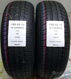 2 GOMME 195 60 15 BF GOODRICH BR2051