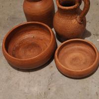 Kit anfore e ciotole in terracotta
