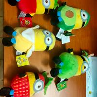 Peluche Minions Frutta 5 Peluches Con Cartellino