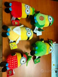Peluche Minions Frutta 5 Peluches Con Cartellino