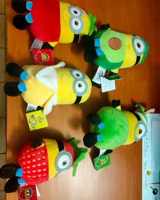 Peluche Minions Frutta 5 Peluches Con Cartellino