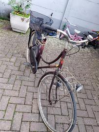 Bicicletta portapacchi anteriore