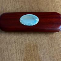 Penna stilografica valenti laminata in argento