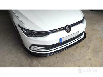 Spoiler anteriore per Volkswagen Golf Mk8 nero
