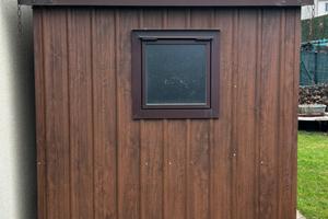 Casetta porta attrezzi in lamiera