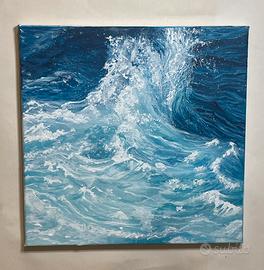 “Rapsodia del mare” acrilico su tela