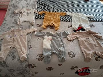 8 tutine Chicco usate pochissimo 0 3 mesi