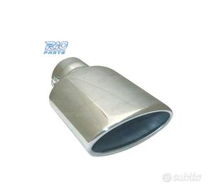TERMINALE SCARICO TIPO CUPRA GRANDE IN ACCIAIO INO