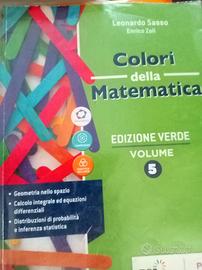 libro:colori della matematica edizione verde vol5 