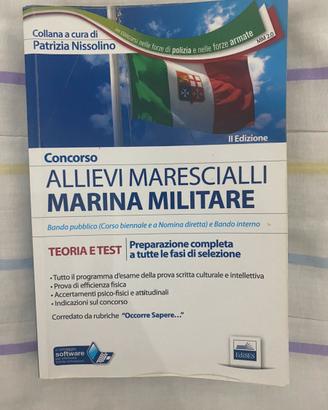 Libro per concorso allievi marescialli della M.M.