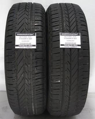 2 PNEUMATICI USATI 175/65R15 88T DURAGRIP GOODYEAR