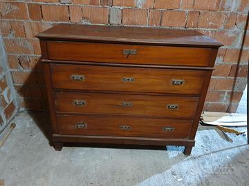 Cassettiera antica in ciliegio massello