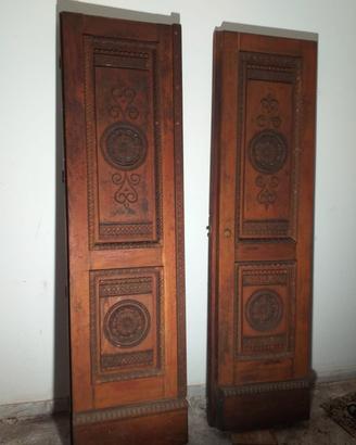 portone in legno massiccio 