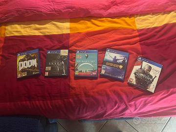 Giochi PS4: Doom, Skyrim, NMS, GH Live, TWIII