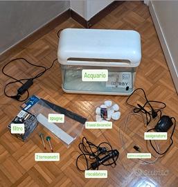 PREZZO TRATTABILE: Acquario  + accessori