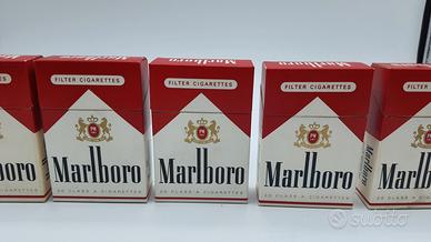 Marlboro 7 pacchetti vuoti 1984-5.No scritte ammon