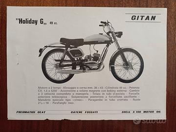 GITAN MOTO  Holiday G – volantino