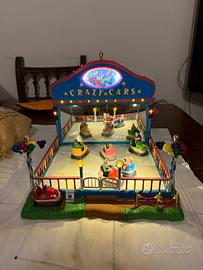 Lemax Giostra Autoscontro Crazy Cars Lemax