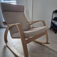 Sedia a Dondolo praticamente nuova - colore Beige
