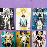 Volumi del manga Death Note vintage.