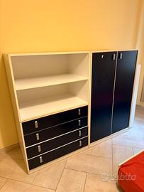 Mobile con cassetti e letto singolo + letto sec.