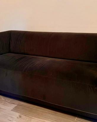 Divano 2 posti Calligaris in tessuto marrone
