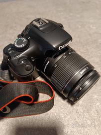 Canon EOS 1100D Reflex con SD, caricabatterie e cu