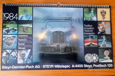 Calendario Steyr-Daimler-Puch AG 1984