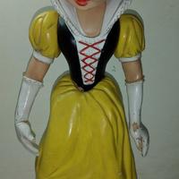 ENORME BIANCANEVE ELEFANTINO AN 60 di 38 CM