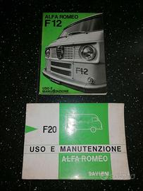 Libretti uso e manutenzione alfa romeo F12eF20