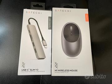 Mouse e lettore multiporta Satechi
