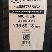 2 gomme 235 60 18 michelin a419