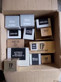 canon nikon zenza bronica scatole