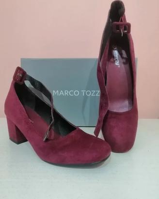 Scarpe donna Decolleté con Cinturino e tacco.