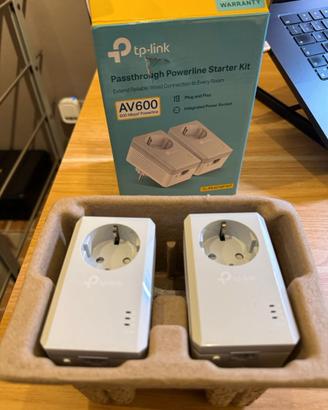 Tp-Link AV600 - Ethernet su presa elettrica