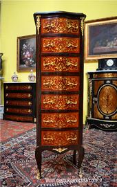 Cassettiera-settimino stile Luigi XV Boulle