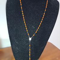 rosario di corallo e argent.