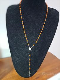 rosario di corallo e argent.