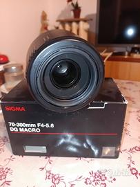 Obiettivo sigma 70-300mm F4.5-5.6 DG Macro
