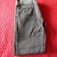 Jeans DU-KA Demin 1976 colore nero dritti, Tg.M 