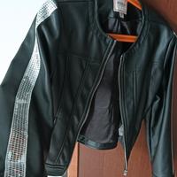 Giubbotto pelle Guess bimba 8-9 anni 