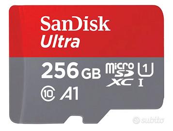 SanDisk 128GB / 256GB Ultra scheda microSDXC