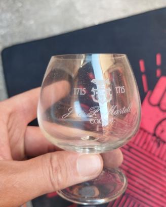 set bicchieri vintage cognac 1715 martelli