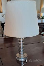 Lampada da tavolo in argento 800