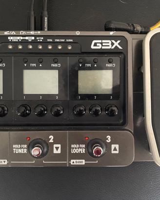 Zoom G3X – Pedaliera Multieffetto per Chitarra
