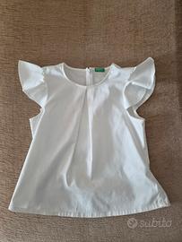 Maglietta bambina 8-9 anni Benetton 